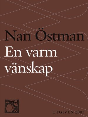 cover image of En varm vänskap
